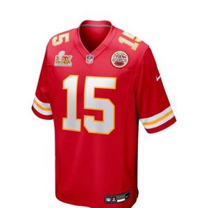 Patrick Mahomes Kansas City Chiefs Nike Super Bowl LIX Game Jersey - Red